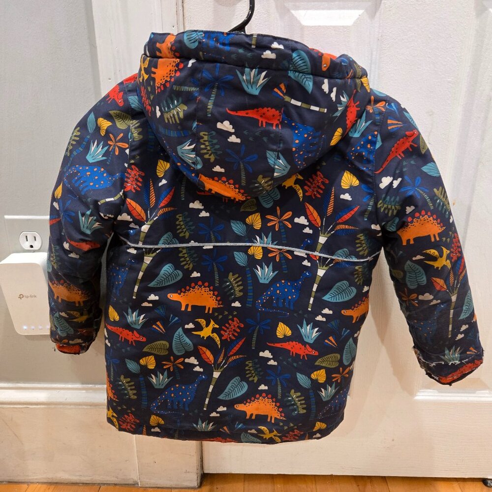 Children's Place Toddler Boys Print 3 In 1 Jacket - blue